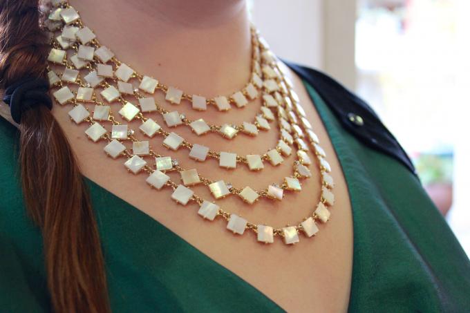 Kate Spade Pearl & Diamond Collar Necklace