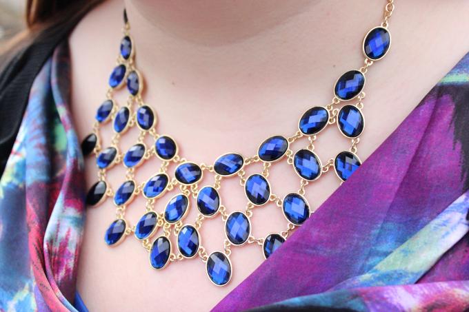 Bauble Bar Sapphire Bib