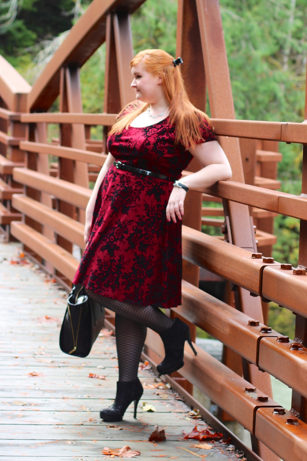 A Lady in a Red Dress