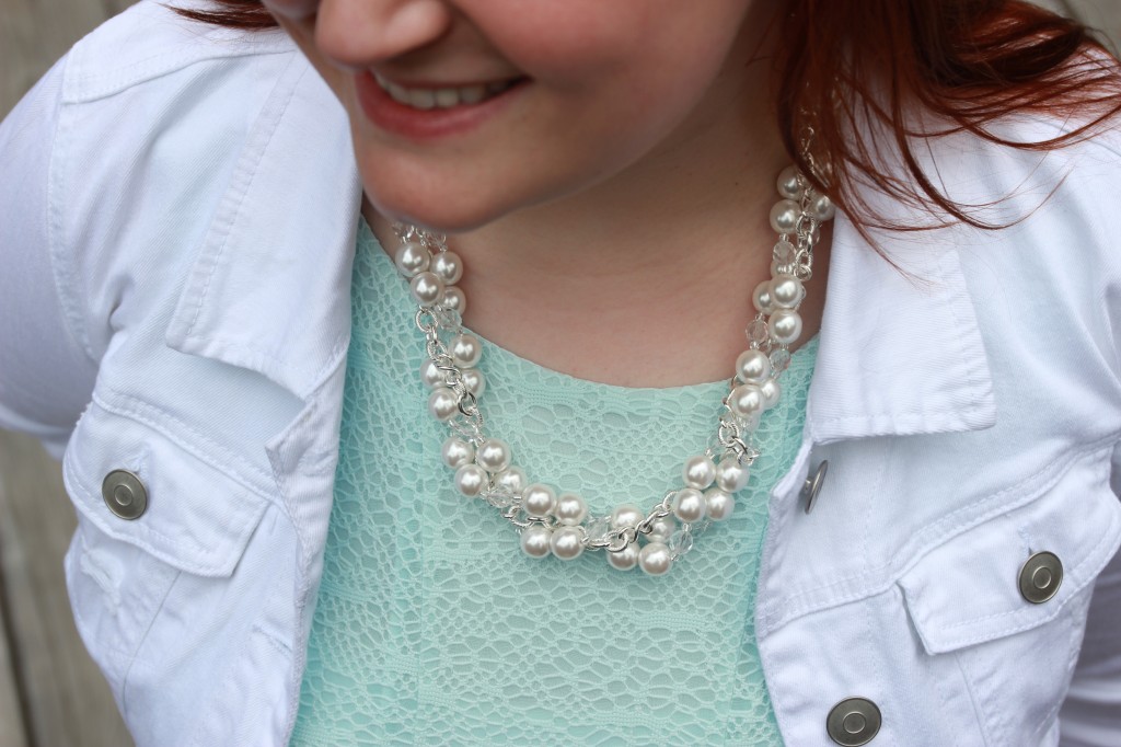 Handmade pearl necklace