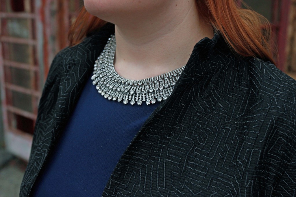 Diamond collar necklace