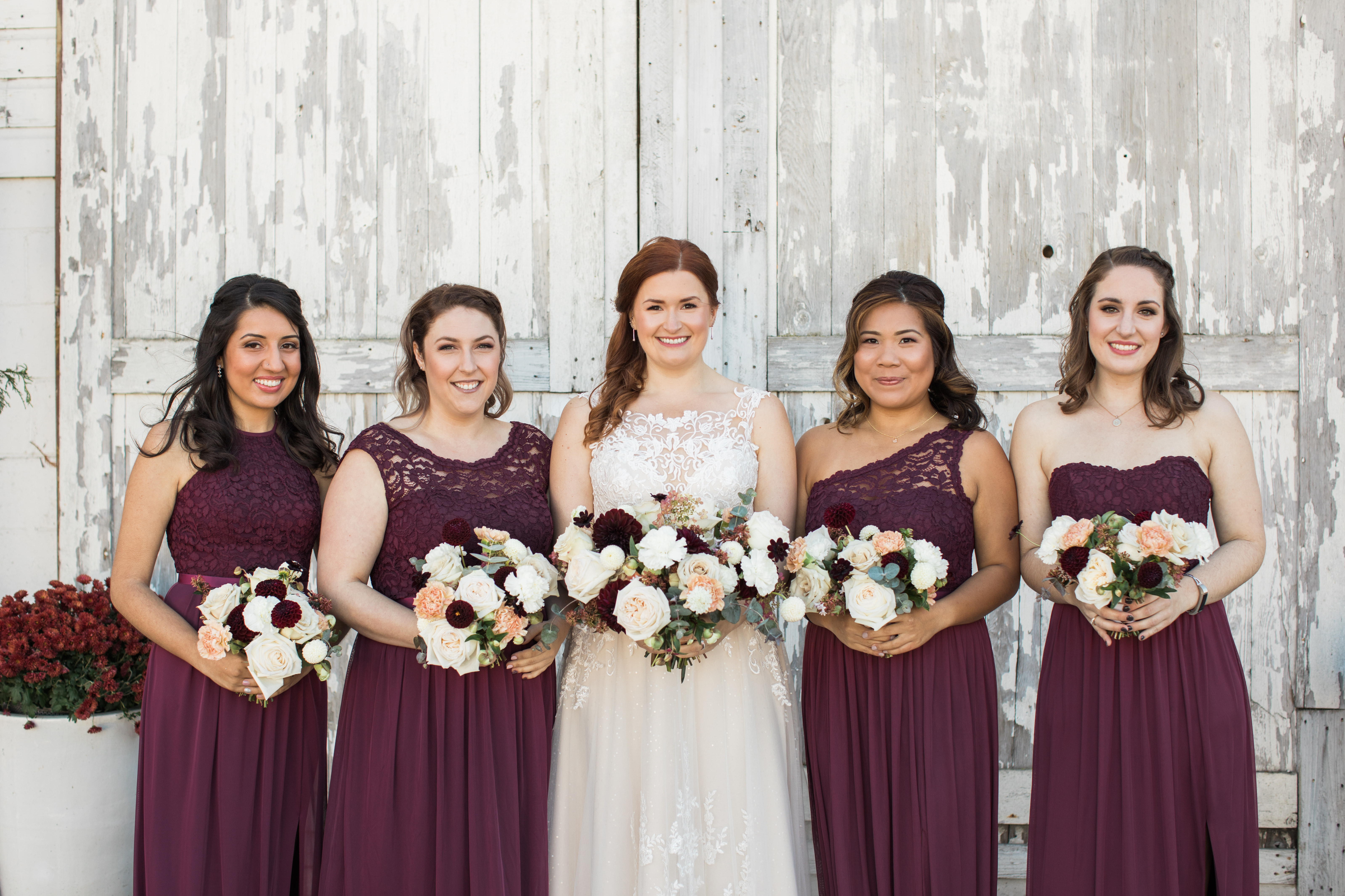 bridal party wearing converse